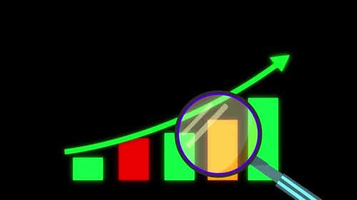 A Goal İn A Magnifying Glass And A Growth Graph Alpha Channel