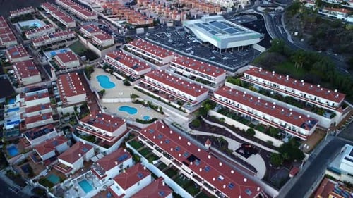 Aerial View Over Tenerife City, March 2025