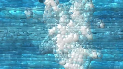 Abstract Colorful Bubbles 3D Rendering