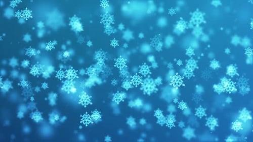 Beautiful winter snowflake abstract background