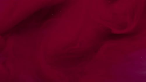 Abstract Red Liquid Flowing Background