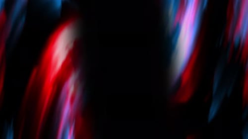 Fluid Abstract Red and Blue Glowing Light Background