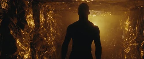 Silhouette in Gold Foil Interior