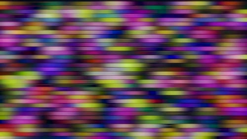 Colorful Blinking Light Flares on a Dark Background Seamless Loop