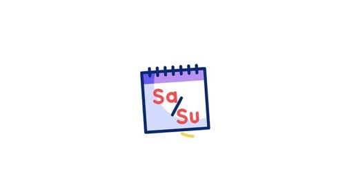 Weekend Animated Icon