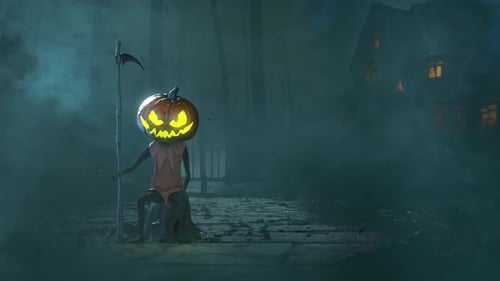 Pumpkin Man Halloween Promo Without Text