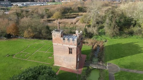 Rye House Gatehouse, built 1443, Hoddesdon, Hertfordshire, UK Involved in Rye House Plot of 1683 Aer