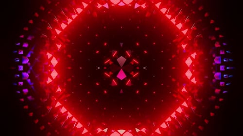 Red Hell Equalizer For Party Vj Loop Background 4K