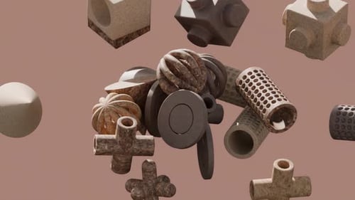 Animation of Geometric Shapes in Motion