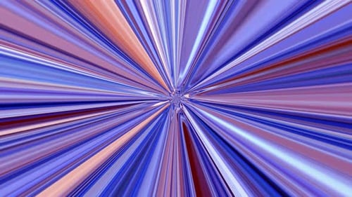 Abstract multicolor visual tunnel motion background
