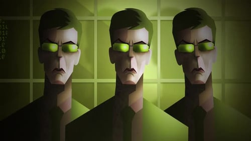 green lens agents duplicating like a computer virus