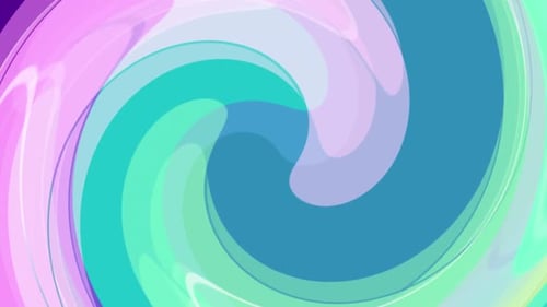 Abstract Colorful Fluid Swirl Background Animation