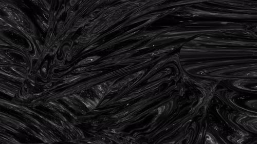 Schwarze, verchromte, flüssige Hintergrundschleife