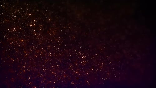 Elegant Gold Star Particles