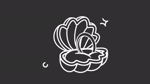 Clam shell ring jewelry treasure ocean sea marine