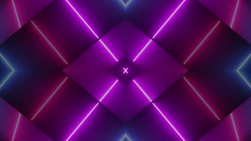 Abstract Shape Neon Light 3