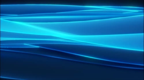 Blue waves animation background