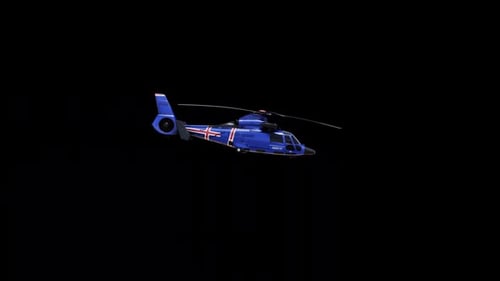 Iceland Coast Guard Helicopter Transparent