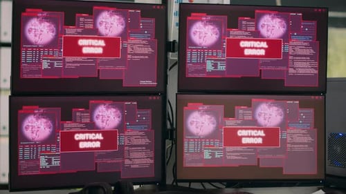 Critical Error Displayed on Computer Screens