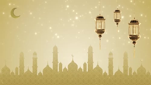 Eid Al Adha Mubarak or the Festival of Sacrifice for the Muslim Community Decorations