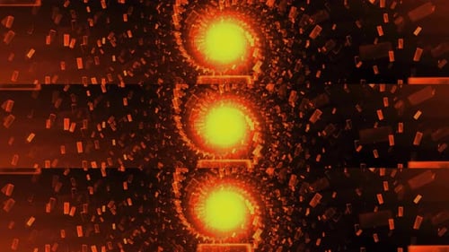Pulsating Electric Energy Data Background