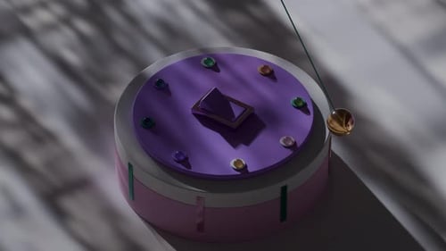 Animação 3D Loop Satisfying Switch