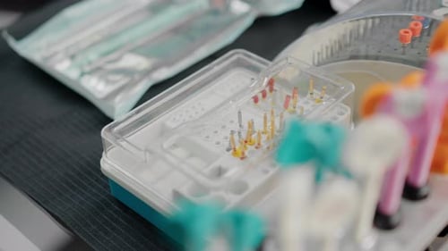 Dental Tools and Equipment in Clinic Setting