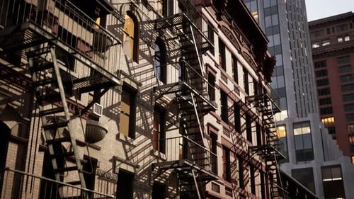 Edificio de Street of New York