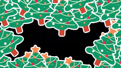 christmas transition 4k with alpha channel