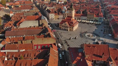 Brasov Old Town in Autumn