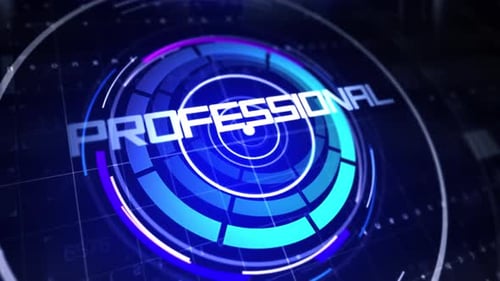 Professional Text And High Technology Background