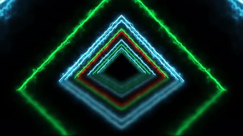 Electric neon tunnel