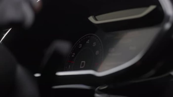 Сar speedometer and tachometer. Fast accelerating car., Backgrounds ...