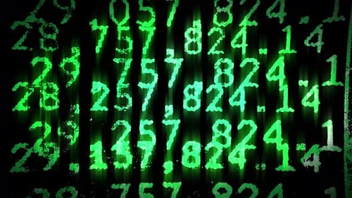 Fast Changing Digital Numbers Scan
