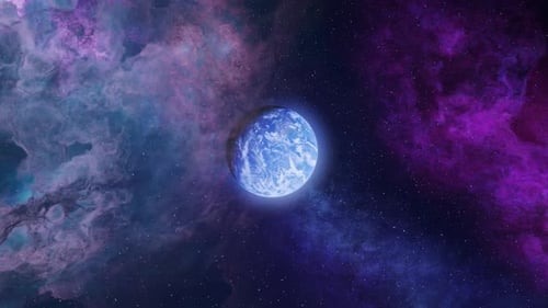 Earth in the vast cosmos