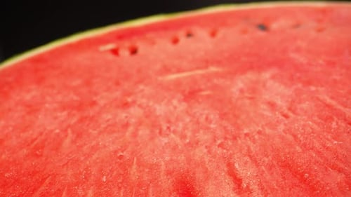 Watermelon in macro video