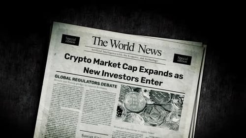 Crypto Market Cap Expands As New Investors Enter