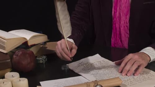 Inspiration des Schriftstellers und Dichters