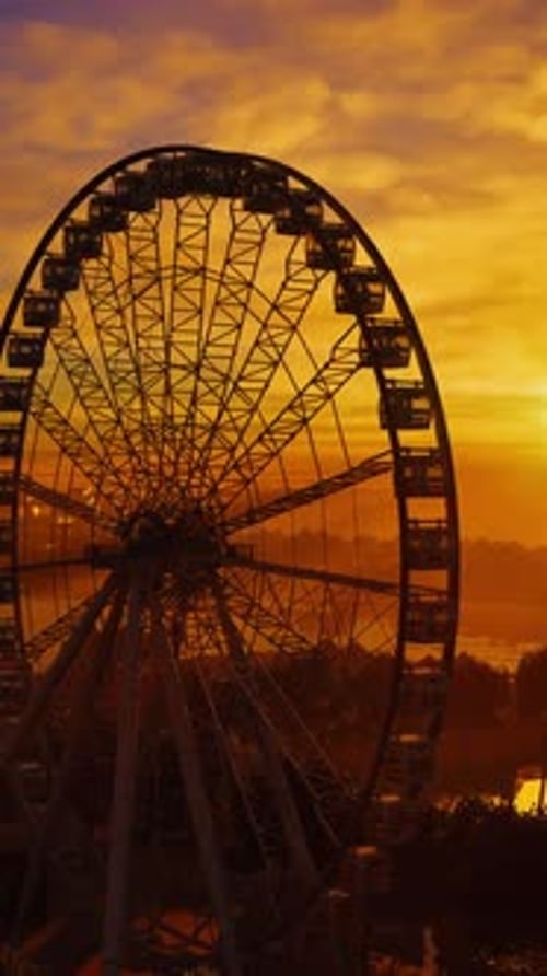 Ferris Wheel at Sunset