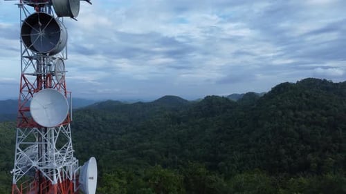 Communication tower, radio tower, telecommunication tower or transmission tower