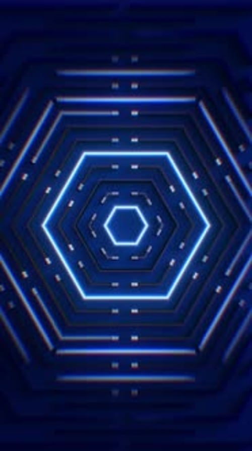 Neon Light Strips Vj Loop 05