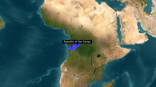 Republic Of The Congo Map