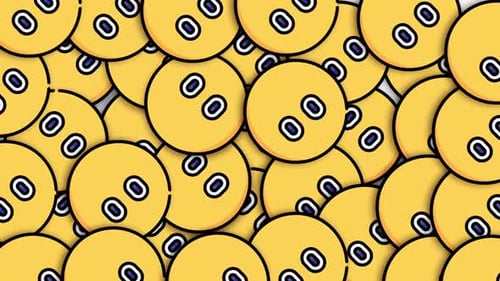 No Mouth Smileys Icons Loop