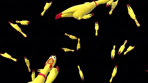 Screaming Chicken Blast 4k