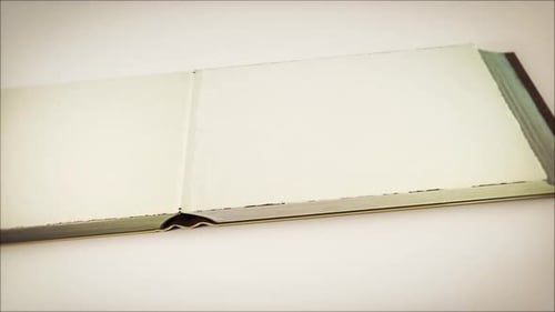 Realistic Book Page Turning Reveal Transition