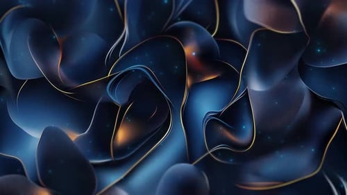 Stylish Blue Abstract Looped Background