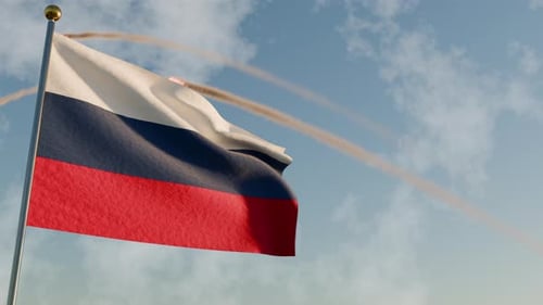 Missiles Launched By The Russian Federation Nation For A Nuclear War Attack