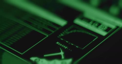 The Mining Process in Progress Program Interface