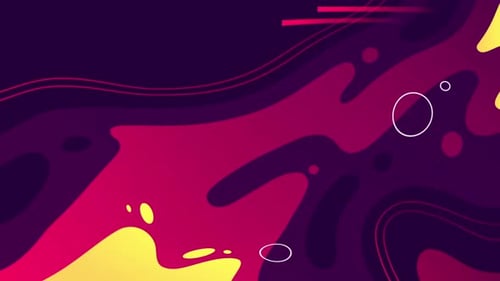 Abstract Organic Shape Flowing Motion Background