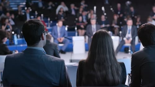 Palestrante, resumo de marketing, público adulto